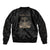Personalized Haiti First Black Republic Bomber Jacket Negre Marron With Map And Flag