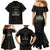 Personalized Haiti First Black Republic Family Matching Mermaid Dress and Hawaiian Shirt Negre Marron With Map And Flag