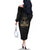 Personalized Haiti First Black Republic Family Matching Off The Shoulder Long Sleeve Dress and Hawaiian Shirt Negre Marron With Map And Flag