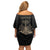Personalized Haiti First Black Republic Family Matching Off Shoulder Short Dress and Hawaiian Shirt Negre Marron With Map And Flag