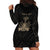 Personalized Haiti First Black Republic Hoodie Dress Negre Marron With Map And Flag