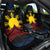 Personalized Philippines Car Seat Cover Polynesian Tribal Tattoo with Filipino Flag Motif