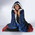 Personalized Philippines Hooded Blanket Polynesian Tribal Tattoo with Filipino Flag Motif