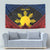 Personalized Philippines Tapestry Polynesian Tribal Tattoo with Filipino Flag Motif