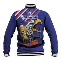 United States 2026 Personalized Baseball Jacket Take Me Home Soccer Blue