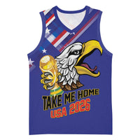 United States 2026 Personalized Basketball Jersey Take Me Home Soccer Blue