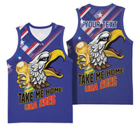 United States 2026 Personalized Basketball Jersey Take Me Home Soccer Blue
