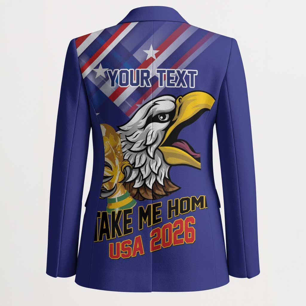 United States 2026 Personalized Blazer Take Me Home Soccer Blue
