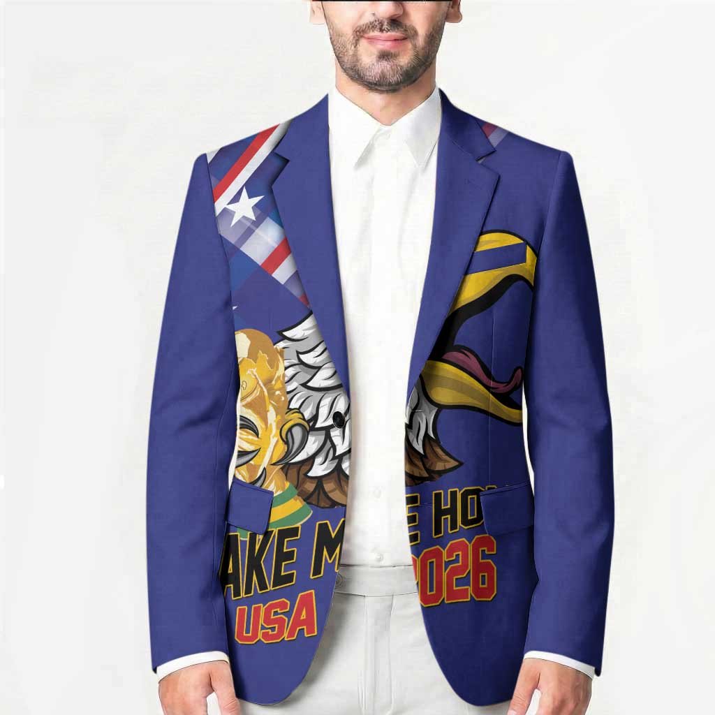 United States 2026 Personalized Blazer Take Me Home Soccer Blue