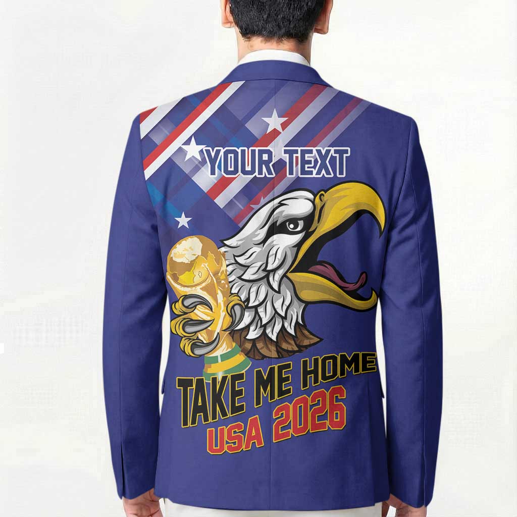 United States 2026 Personalized Blazer Take Me Home Soccer Blue