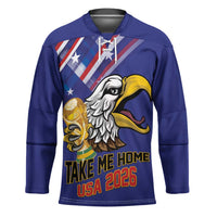 United States 2026 Personalized Hockey Jersey Take Me Home Soccer Blue