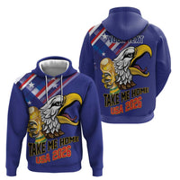 United States 2026 Personalized Hoodie Take Me Home Soccer Blue