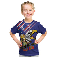 United States 2026 Personalized Kid T Shirt Take Me Home Soccer Blue