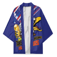 United States 2026 Personalized Kimono Take Me Home Soccer Blue