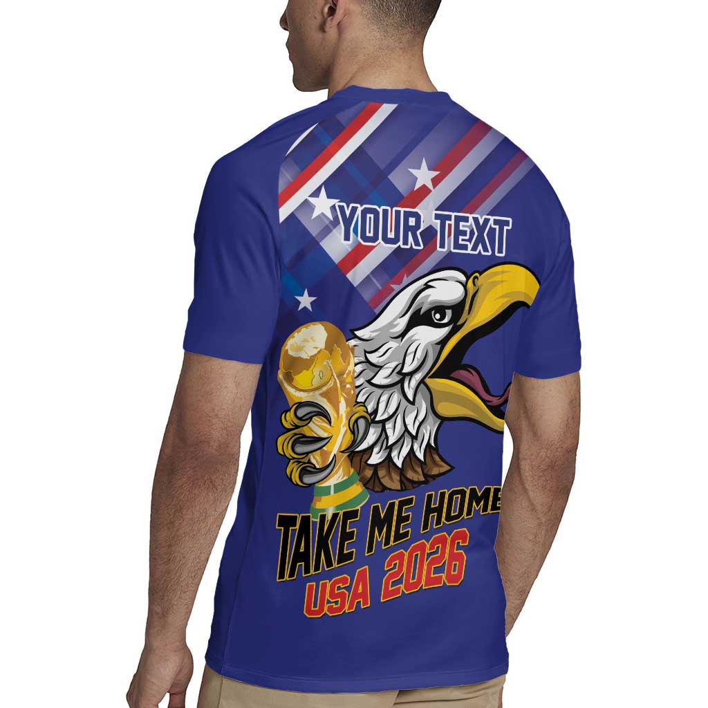 United States 2026 Personalized Rugby Jersey Take Me Home Soccer Blue