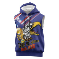United States 2026 Personalized Sleeveless Hoodie Take Me Home Soccer Blue