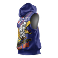 United States 2026 Personalized Sleeveless Hoodie Take Me Home Soccer Blue