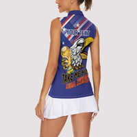 United States 2026 Personalized Women Sleeveless Polo Shirt Take Me Home Soccer Blue