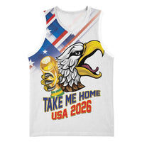 United States 2026 Personalized Basketball Jersey Take Me Home Soccer White