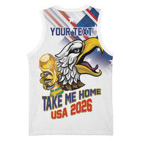 United States 2026 Personalized Basketball Jersey Take Me Home Soccer White