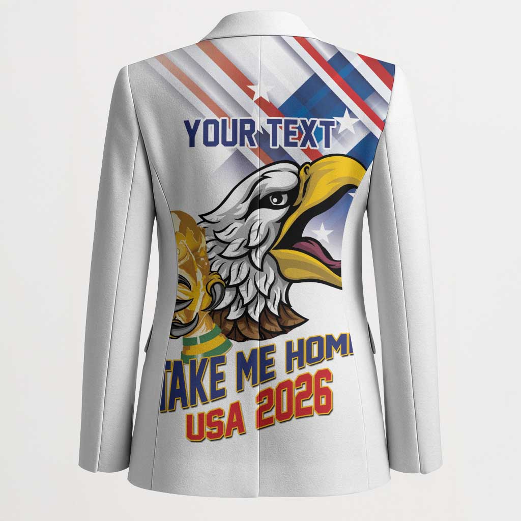 United States 2026 Personalized Blazer Take Me Home Soccer White