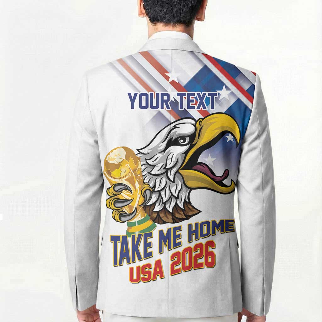 United States 2026 Personalized Blazer Take Me Home Soccer White