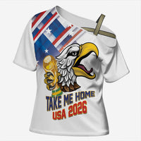 United States 2026 Personalized Cross Shoulder Shirt Take Me Home Soccer White