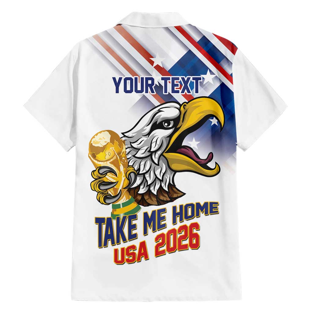 United States 2026 Personalized Hawaiian Shirt Take Me Home Soccer White