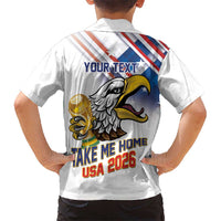 United States 2026 Personalized Hawaiian Shirt Take Me Home Soccer White