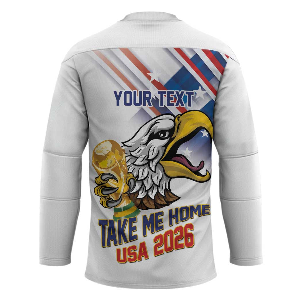United States 2026 Personalized Hockey Jersey Take Me Home Soccer White