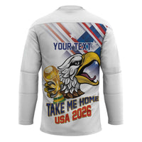 United States 2026 Personalized Hockey Jersey Take Me Home Soccer White