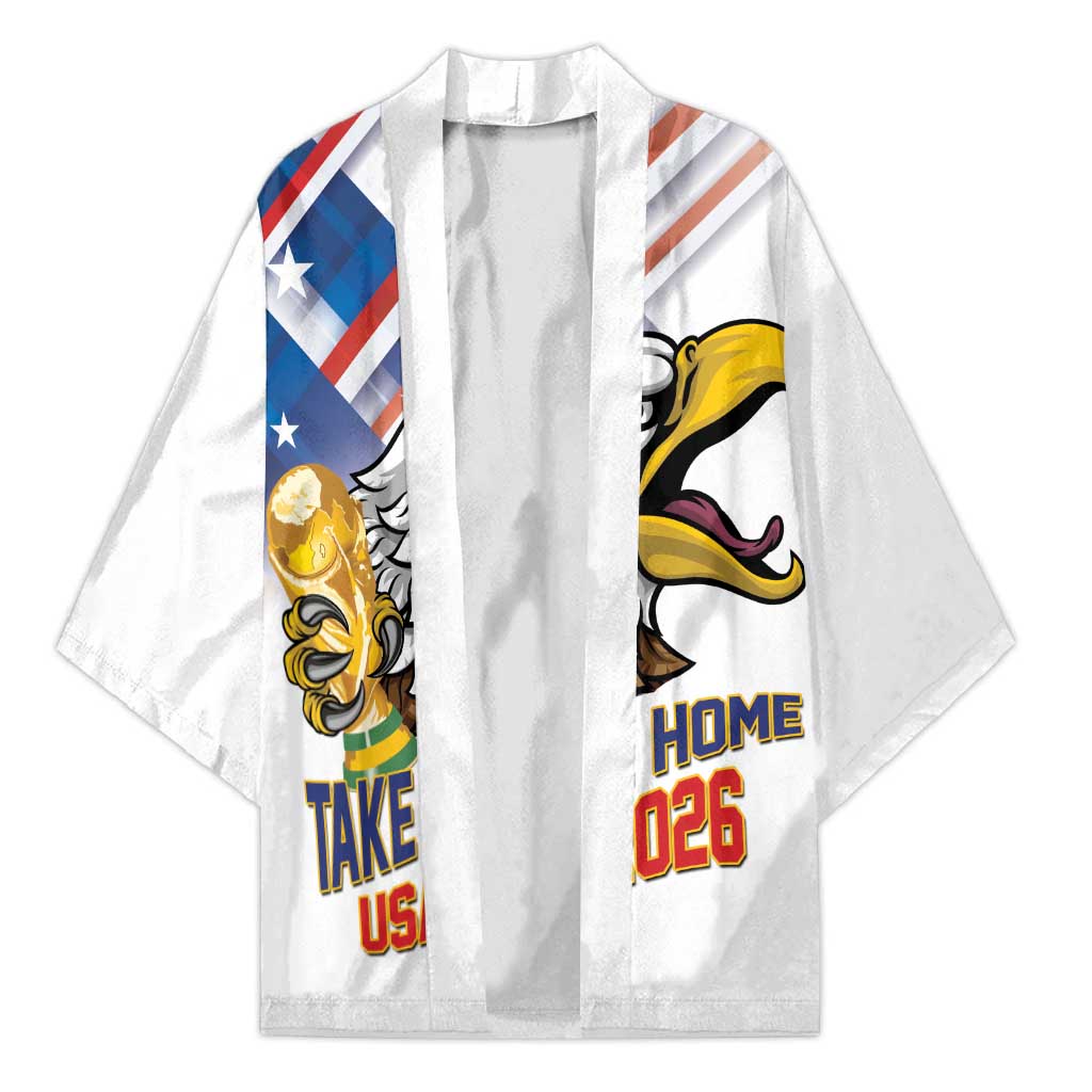 United States 2026 Personalized Kimono Take Me Home Soccer White