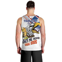United States 2026 Personalized Men Tank Top Take Me Home Soccer White