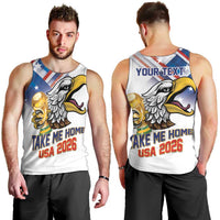United States 2026 Personalized Men Tank Top Take Me Home Soccer White