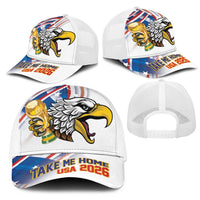 United States 2026 Mesh Trucker Cap Take Me Home Soccer White