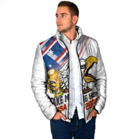 United States 2026 Personalized Padded Jacket Take Me Home Soccer White