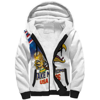 United States 2026 Personalized Sherpa Hoodie Take Me Home Soccer White