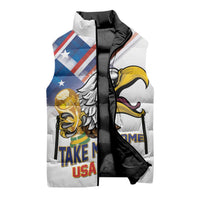 United States 2026 Personalized Sleeveless Puffer Jacket Take Me Home Soccer White
