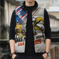 United States 2026 Personalized Sleeveless Puffer Jacket Take Me Home Soccer White