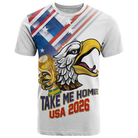 United States 2026 Personalized T Shirt Take Me Home Soccer White