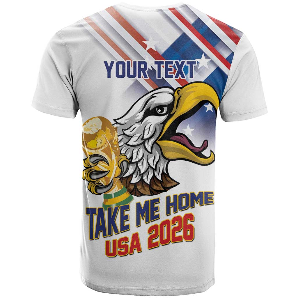 United States 2026 Personalized T Shirt Take Me Home Soccer White
