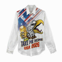 United States 2026 Personalized Women Casual Shirt Take Me Home Soccer White