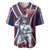 Aotearoa Father's Day Gift For Dad Baseball Jersey Aroha Ahau Ki A Koe Papa - Maori Style Pattern LT9 - Wonder Print Shop