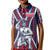 Aotearoa Father's Day Gift For Dad Kid Polo Shirt Aroha Ahau Ki A Koe Papa - Maori Style Pattern - Wonder Print Shop