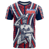 Aotearoa Father's Day Gift For Dad T Shirt Aroha Ahau Ki A Koe Papa - Maori Style Pattern - Wonder Print Shop