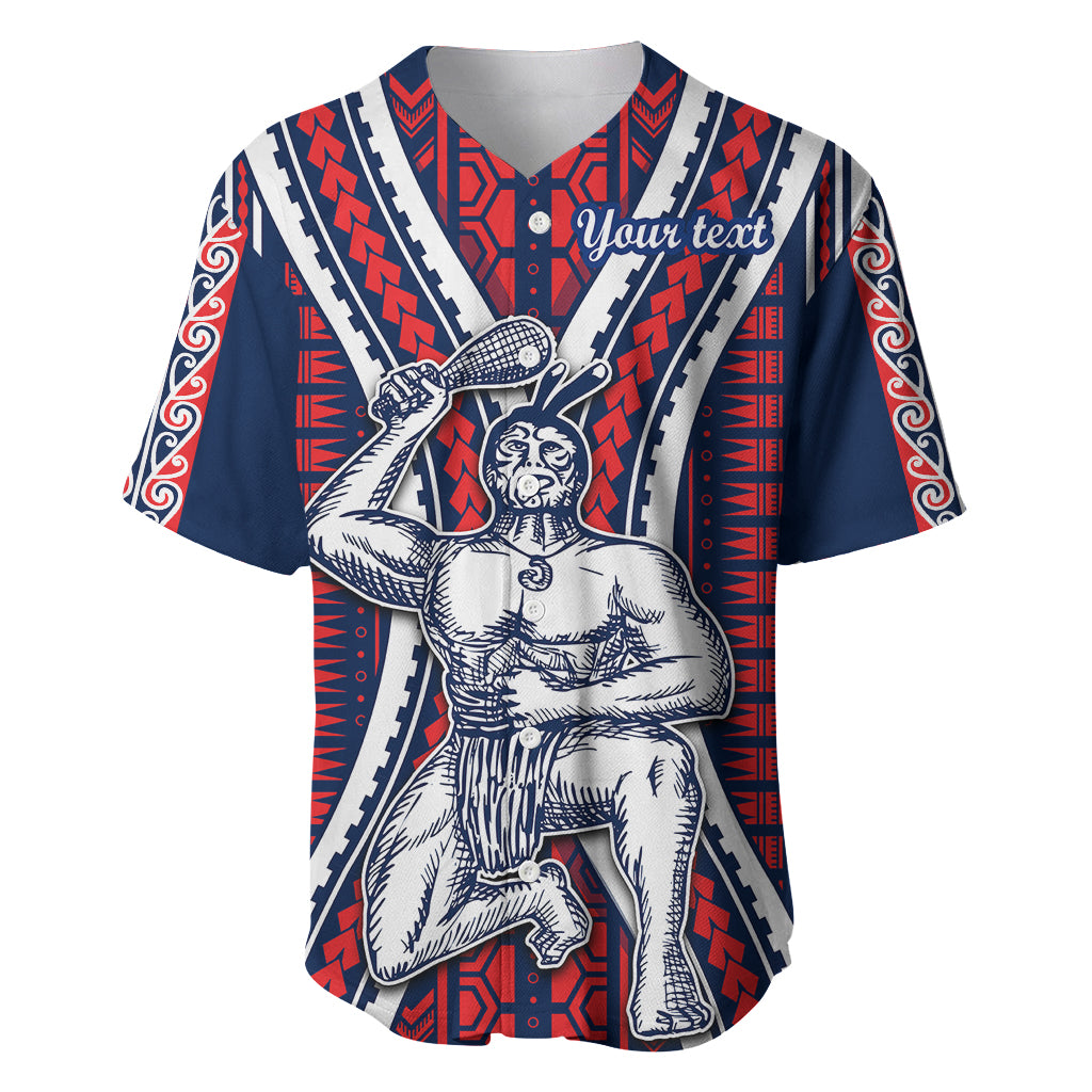 Personalised Aotearoa Father's Day Gift For Dad Baseball Jersey Aroha Ahau Ki A Koe Papa - Maori Style Pattern LT9 - Wonder Print Shop