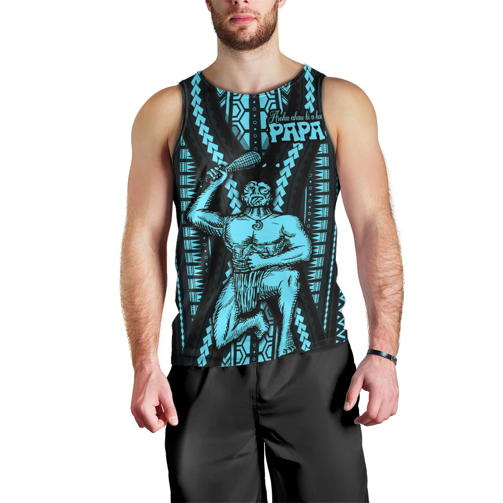 aotearoa-fathers-day-gift-for-dad-men-tank-top-aroha-ahau-ki-a-koe-papa-aqua-maori-style-pattern
