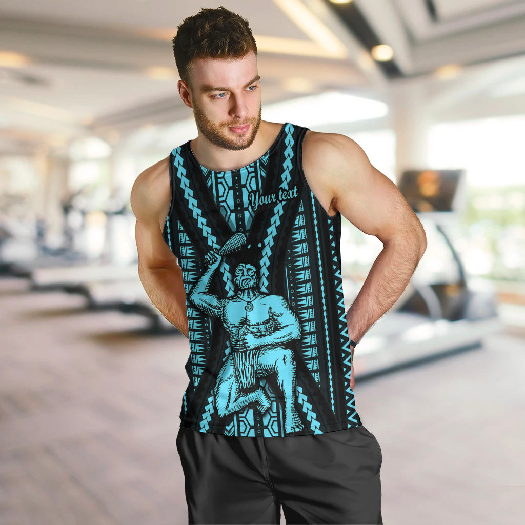 personalised-aotearoa-fathers-day-gift-for-dad-men-tank-top-aroha-ahau-ki-a-koe-papa-aqua-maori-style-pattern
