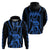 Aotearoa Father's Day Gift For Dad Hoodie Aroha Ahau Ki A Koe Papa - Blue Maori Style Pattern - Wonder Print Shop