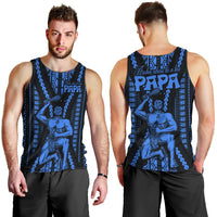 aotearoa-fathers-day-gift-for-dad-men-tank-top-aroha-ahau-ki-a-koe-papa-blue-maori-style-pattern